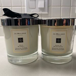 Jo Malone Wild Bluebell and Peony & Blush Suede Candles - Set of 2